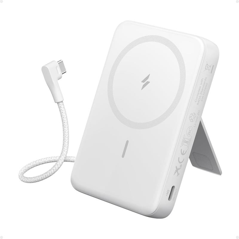 Anker Zolo Magnetic Power Bank Black and White