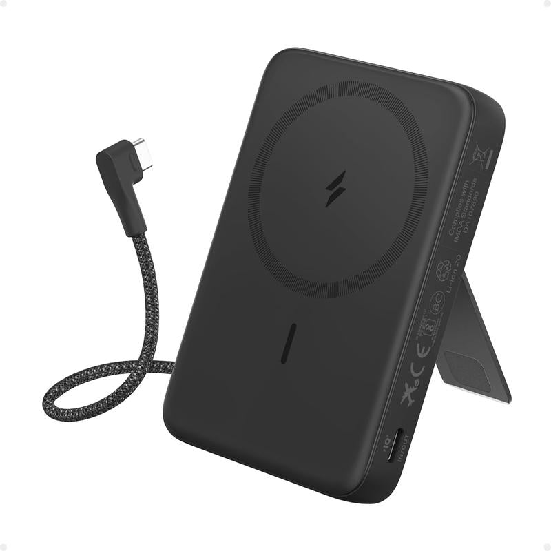Anker Zolo Magnetic Power Bank Black and White