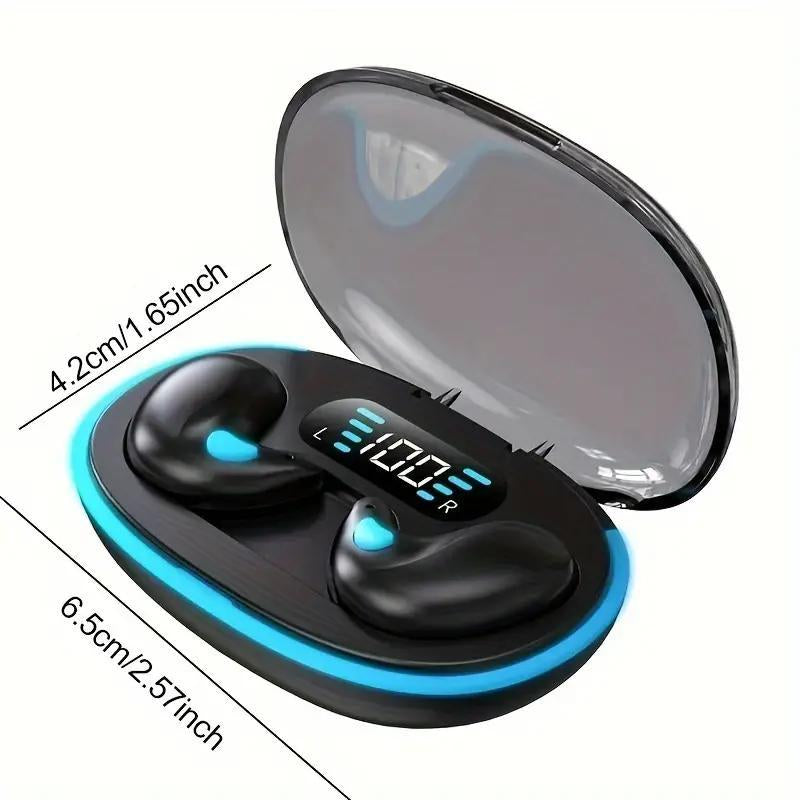 In-Ear Design Wireless Earphone, Waterproof Earbuds with Digital Display, Noise Cancelling Headphone for Sports, Gaming, Running Skateboarding,Snowboarding Halloween/Christmas Gifts, Electronic