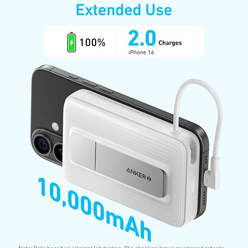Anker Zolo Magnetic Power Bank Black and White