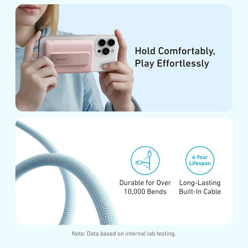 Anker Zolo Magnetic Power Bank Black and White