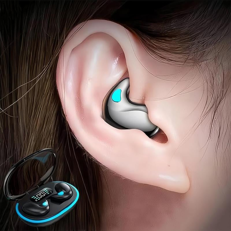 In-Ear Design Wireless Earphone, Waterproof Earbuds with Digital Display, Noise Cancelling Headphone for Sports, Gaming, Running Skateboarding,Snowboarding Halloween/Christmas Gifts, Electronic