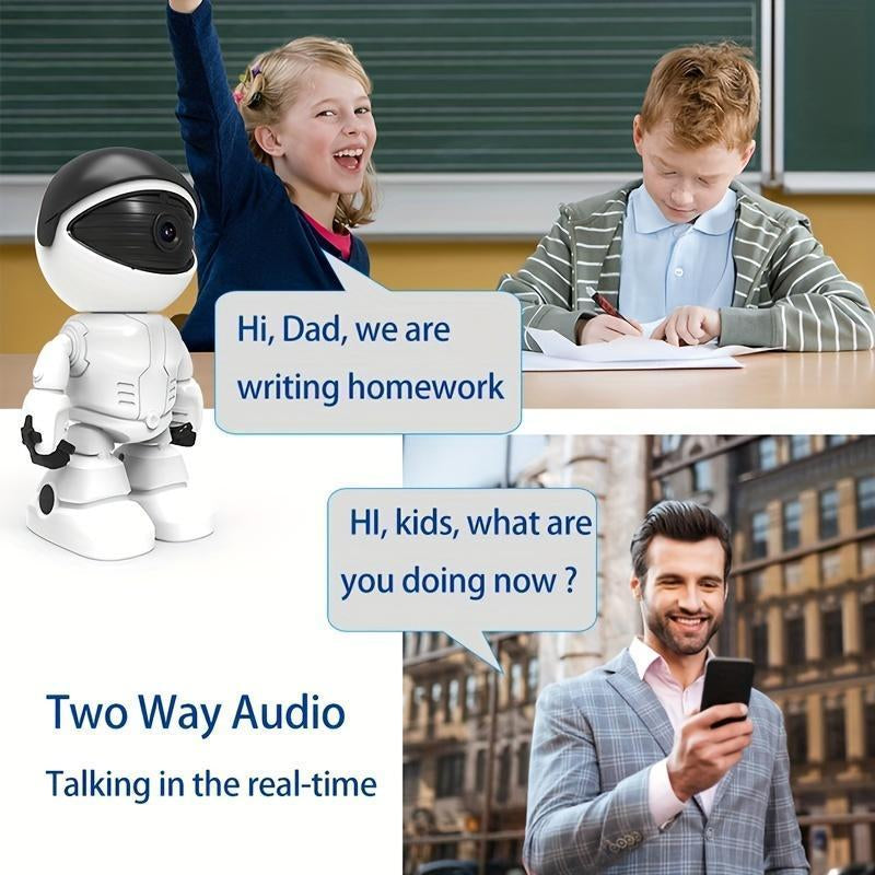 WESECUU 2K Home Security Camera, Supporting 5G & 2.4Gzh Wifi. It Has 10M Motion Detection, Auto Tracking, 2-Way Features AI Detection, Alarm Function
