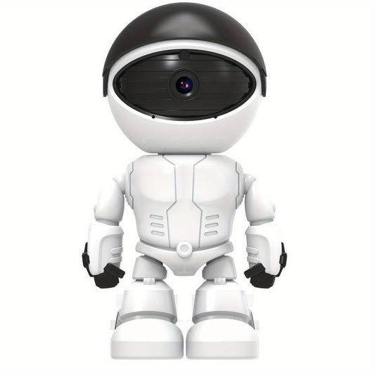 Robot Indoor Camera for Home Security Outdoor, Wireless Indoor Security/5G Wifi 360° Motion Detection Camera, Full Color Night Vision, Pet Camera Monitor Wired