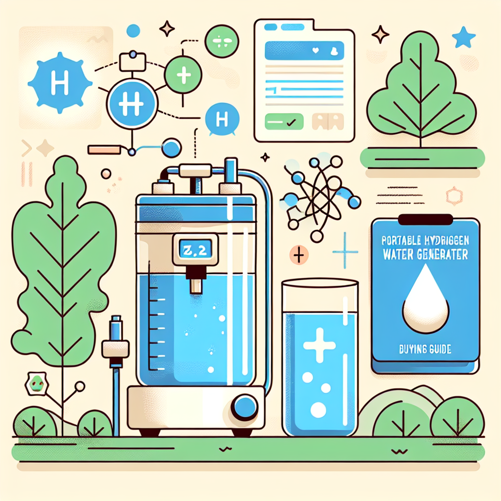 The Portable Hydrogen Water Generator Buying Guide