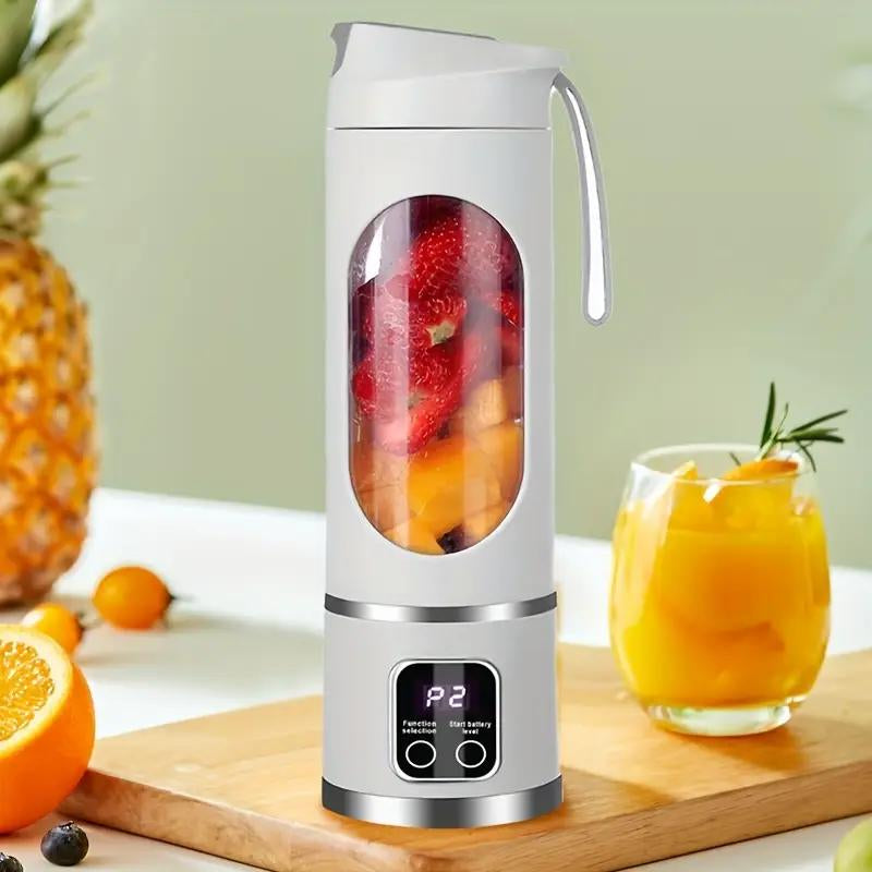 Rechargeable Portable Blender，450Ml Cordless Portable Blender: Leakproof, Waterproof & , Office & Outdoor Fresh Juiceselectric Juicer