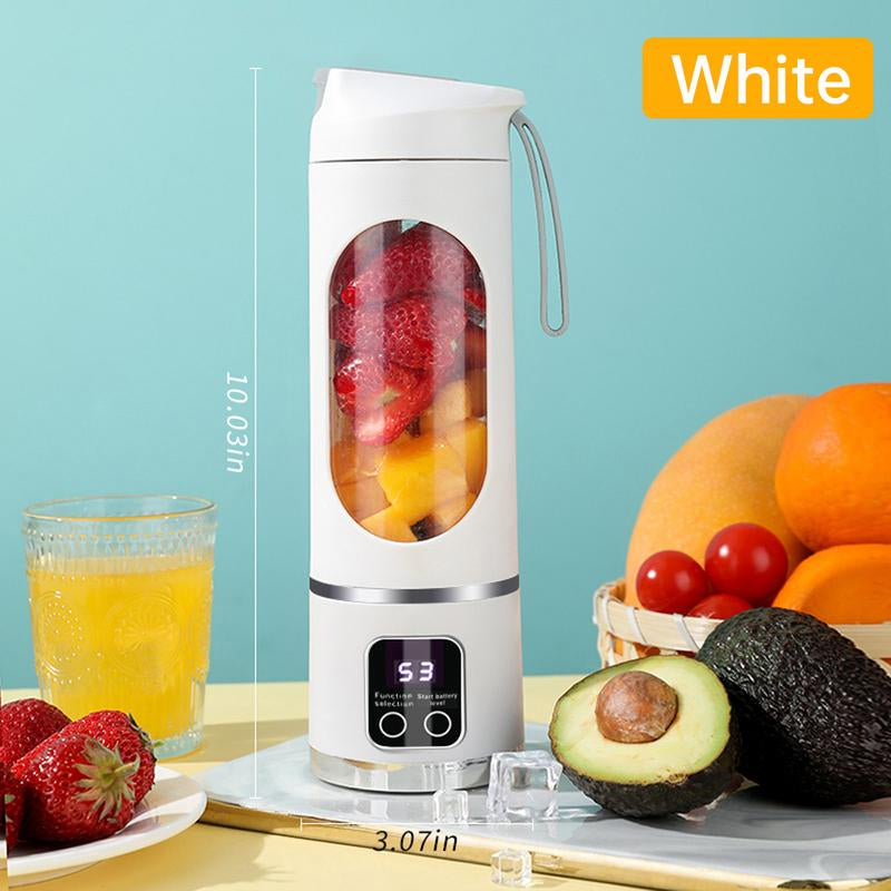 Rechargeable Portable Blender，450Ml Cordless Portable Blender: Leakproof, Waterproof & , Office & Outdoor Fresh Juiceselectric Juicer