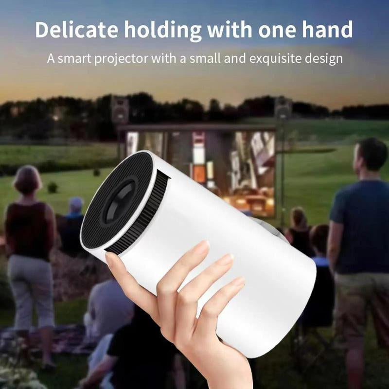 [Father'S Day] Nerunsa 2025 New Mini Projector, Portable 4K 1080P Full HD, Smart 5G Wifi 6 BT 5.0, Auto Level Correction, 180° Rotatable Outdoor Projector for Mobile Phone/Tv Stick/Laptop.
