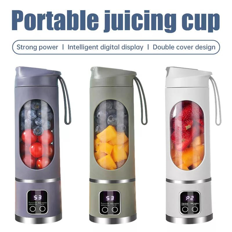 Rechargeable Portable Blender，450Ml Cordless Portable Blender: Leakproof, Waterproof & , Office & Outdoor Fresh Juiceselectric Juicer