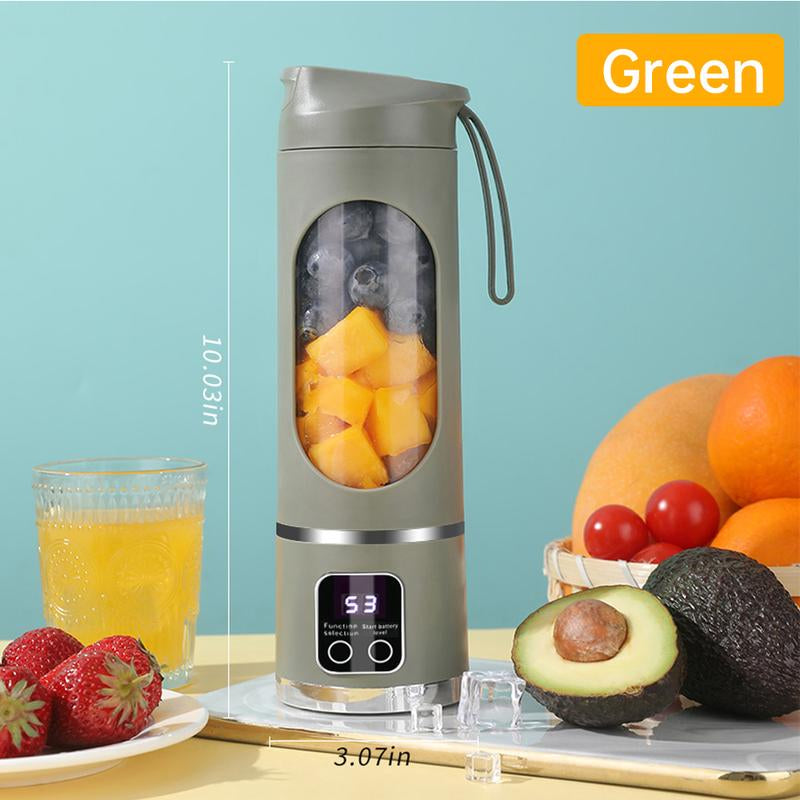Rechargeable Portable Blender，450Ml Cordless Portable Blender: Leakproof, Waterproof & , Office & Outdoor Fresh Juiceselectric Juicer